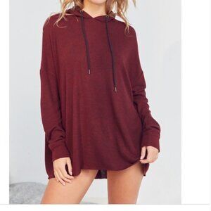 Urban Outfitters Women's Oversized Red Hoodie Size Small